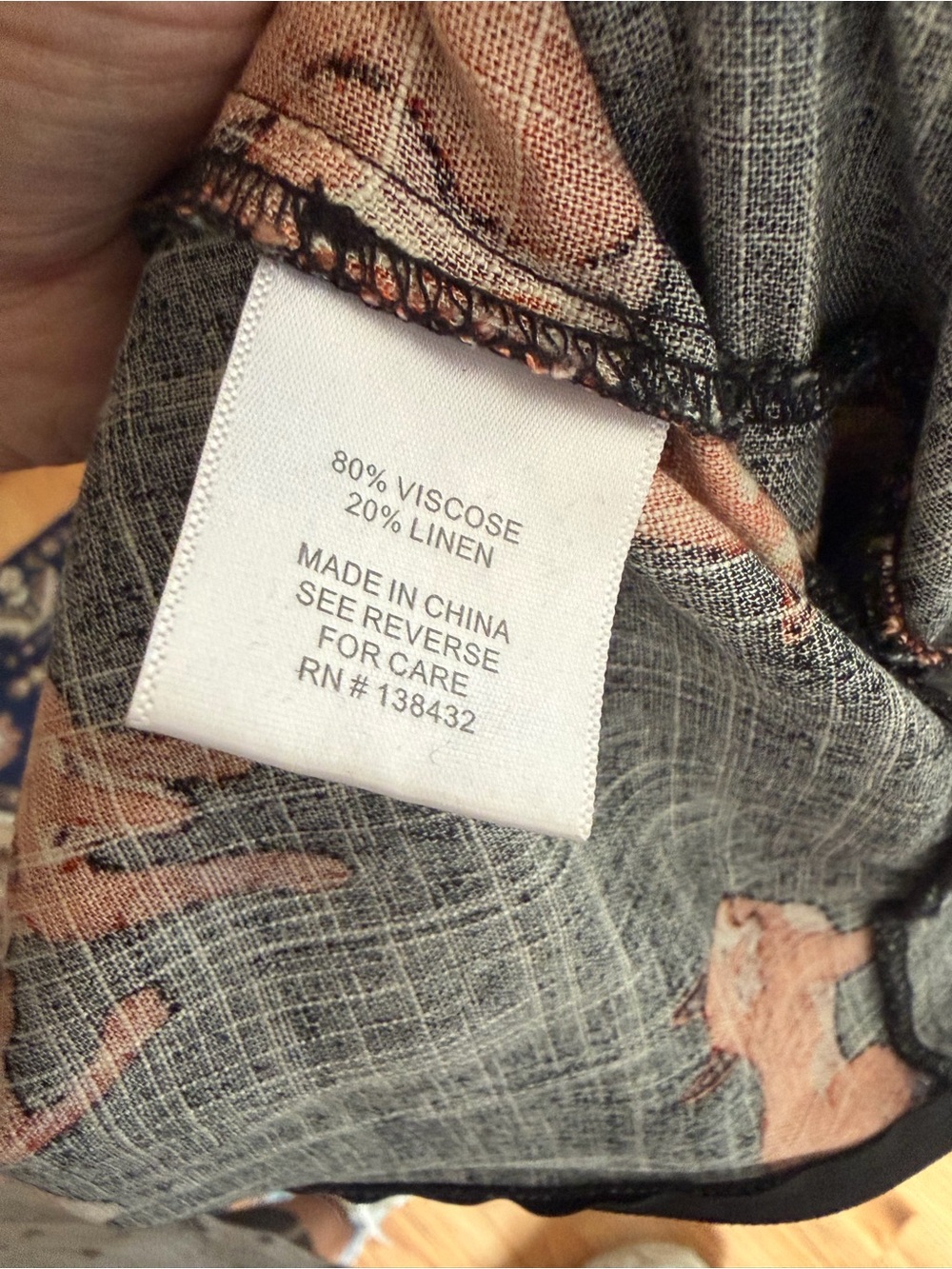 Mod Cloth Fox Print Linen Women’s Pantsuit Tie String Waist S - Picture 15 of 15